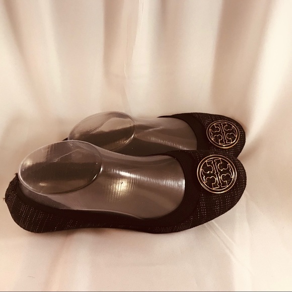 Tory Burch Caroline Glitter Flats - Size 7.5B - Picture 7 of 8
